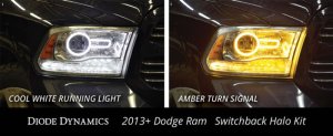 Dodge Ram Halo Ring Bulb - Diode Dynamics - Switchback Kit - `13-`18